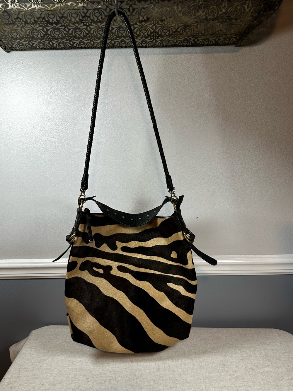 Adrienne Vittadini Animal Print Shoulder Bag